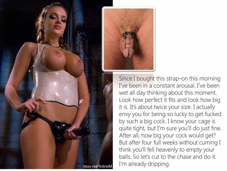 Femdom belt of fidelity Caption