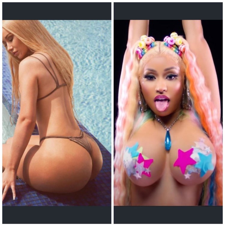 Nikki Minaj naked breasts