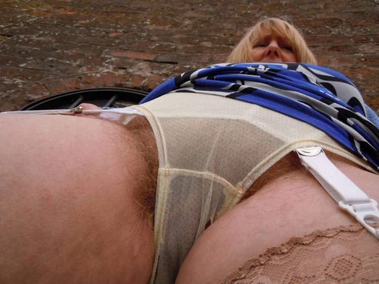 Women in dirty underpants