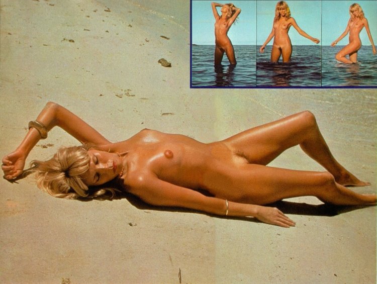 Amanda Lear in his youth naked