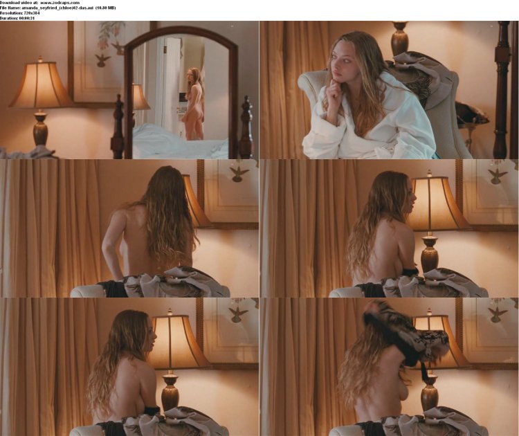 Amanda Seyfrid is red and naked