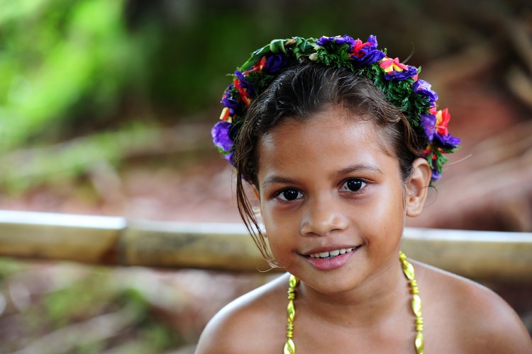 Girls of the peoples of the world