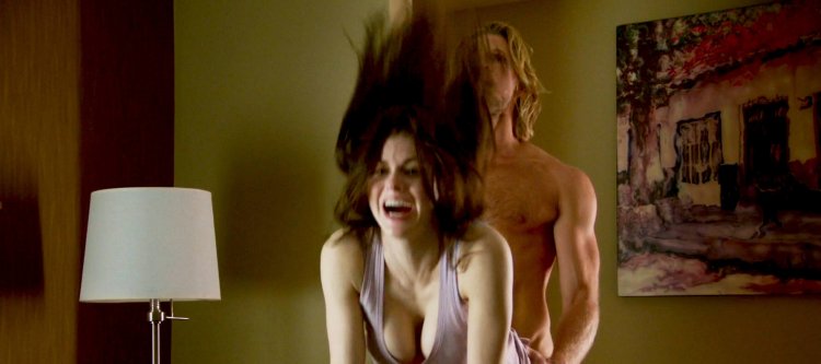 Alexandra Daddario bed stage