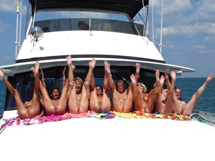 Naked women on a cruise liner