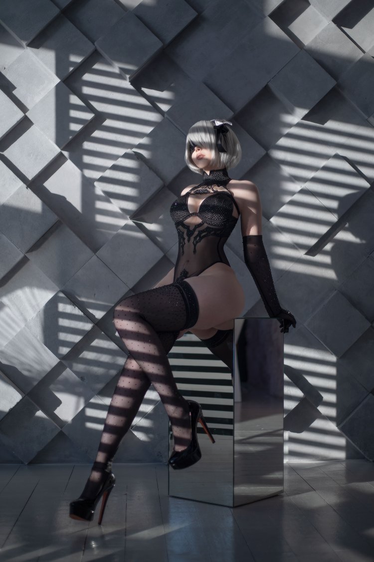 Nier Automata 2B cosplay Kalinka Fox