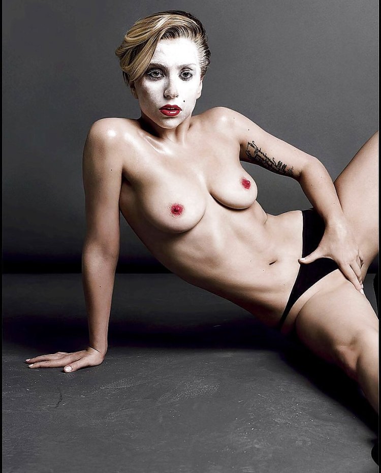 Naked lady Gaga in the film star