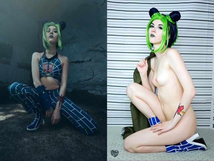 Jolin Kujo undresses