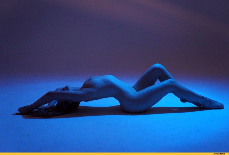 Completely naked sad