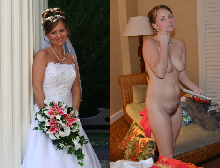 Naked brides spied