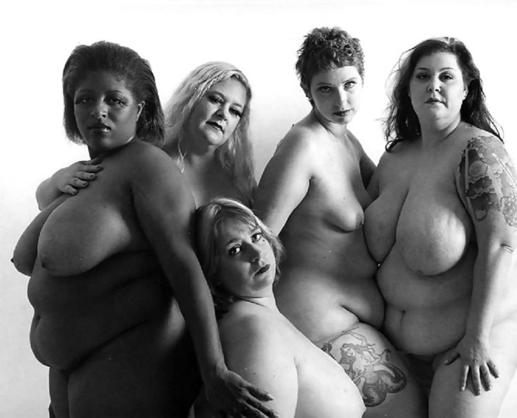 Many naked fat women