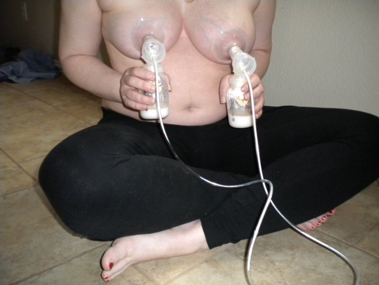 Homemade dairy boobs