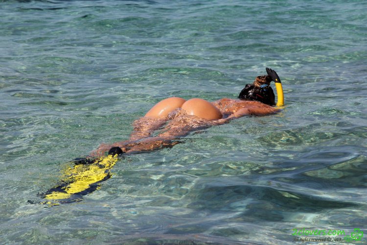 Snorkeling naked nude snorkeling