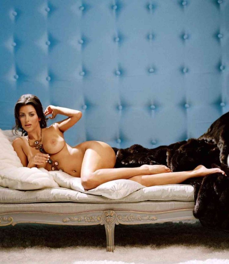 Kim Kardashian photo session playboy