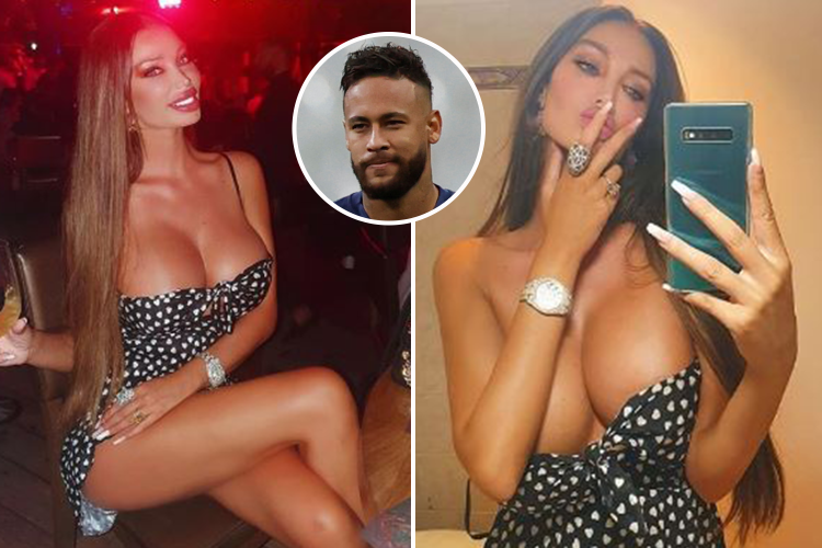 Bruna Markezini and Neymar