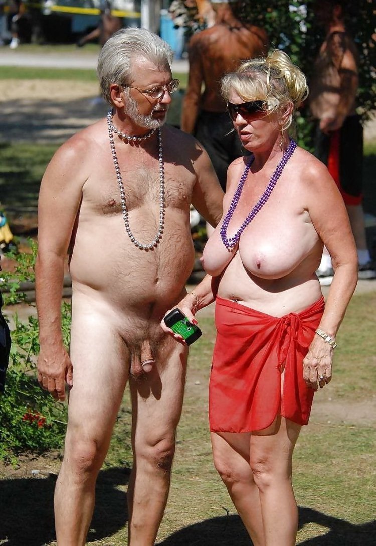 Naked people of all ages