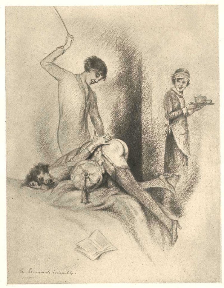 Public flogging of a slave