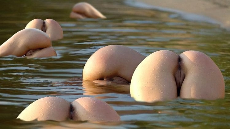 Bianca Bowsham ass in oil