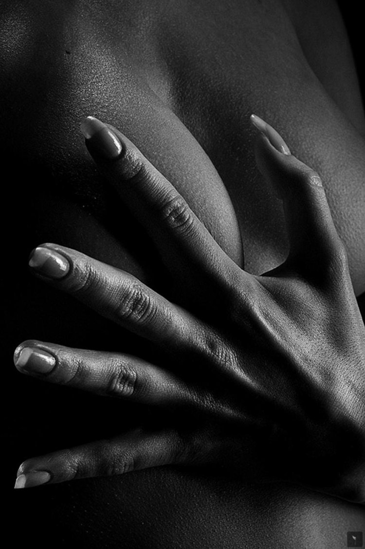 Playful male hands