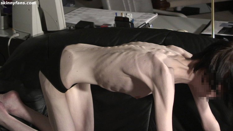 Japanese anorexic anal
