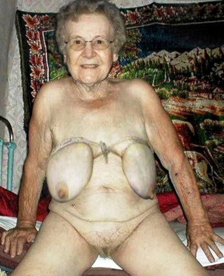 Beautiful naked old women