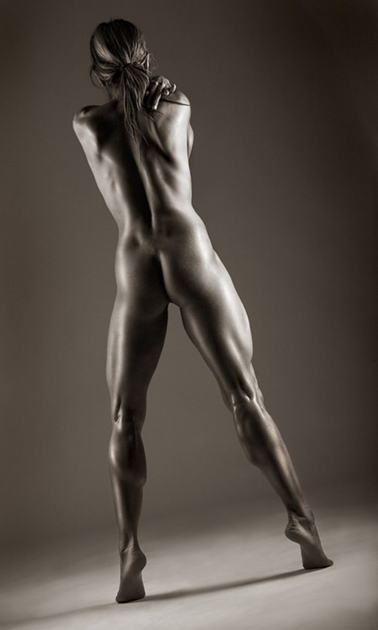 Sports female body nude