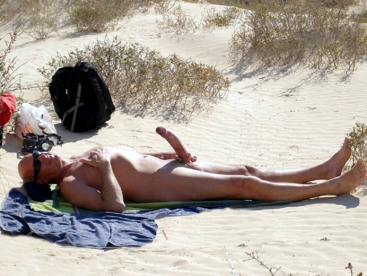 Tanned naked men