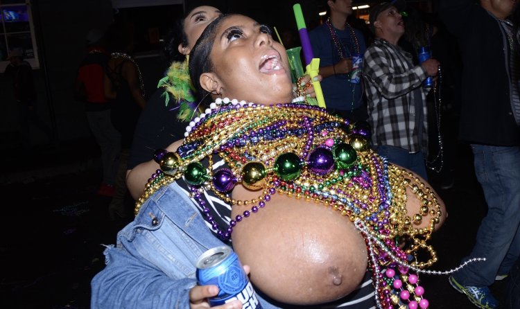 Tits Mother Mardi Gra