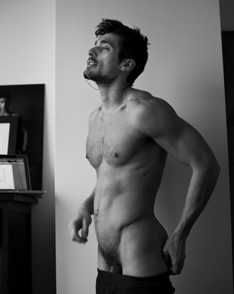 Photoshoot of naked men