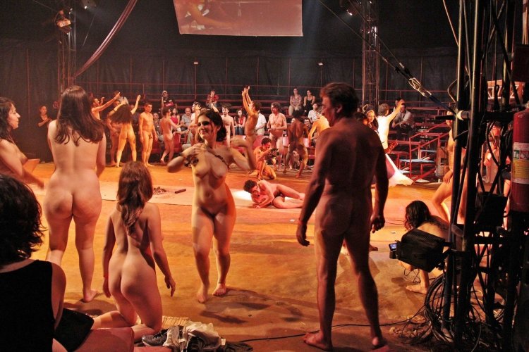 Naked theatrical productions