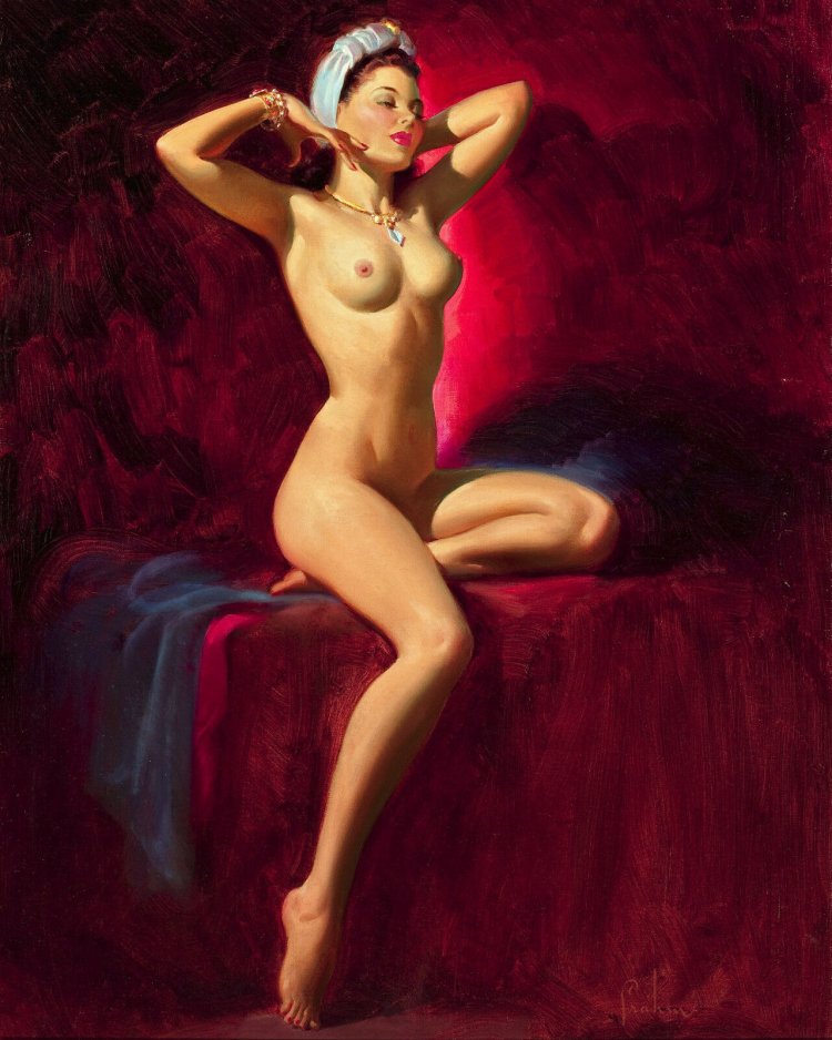 Portrait of nude
