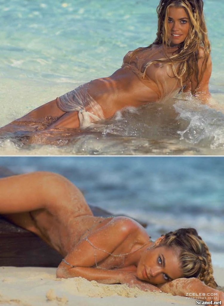 Denise Richards in his youth naked