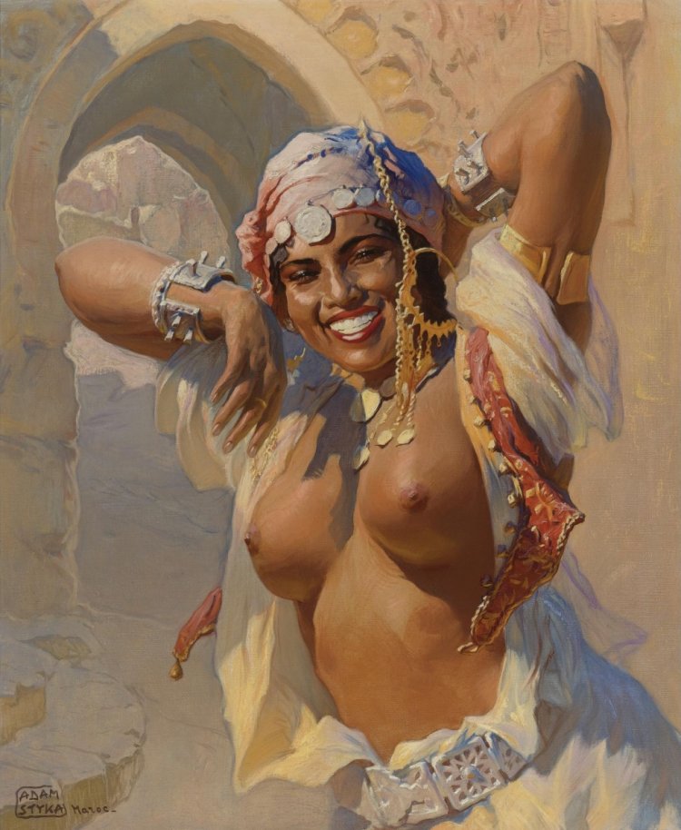 Naked Spaniard Blonde