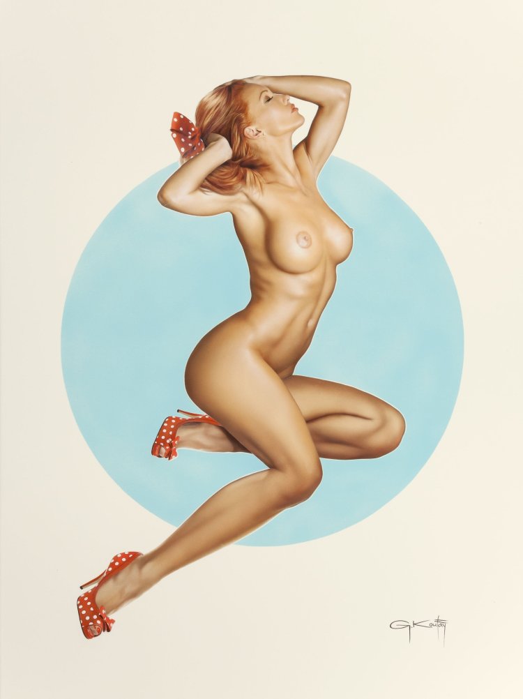 Photo in the style of PIN UP NU XXX