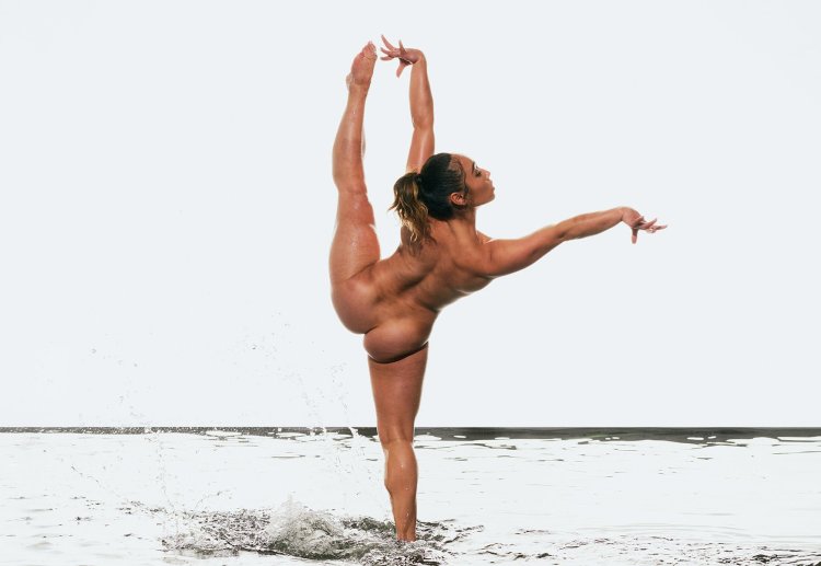 Gymnast Kaitlin Okhashi naked