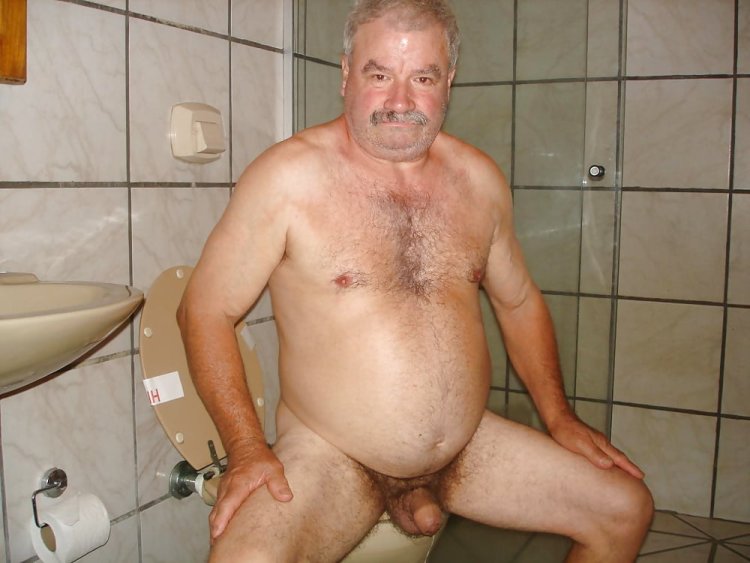 Old member in the mouth of a man