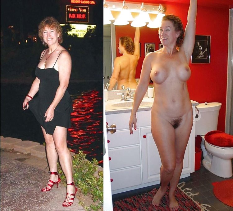 In Hair Pussy Dressed and Undressed