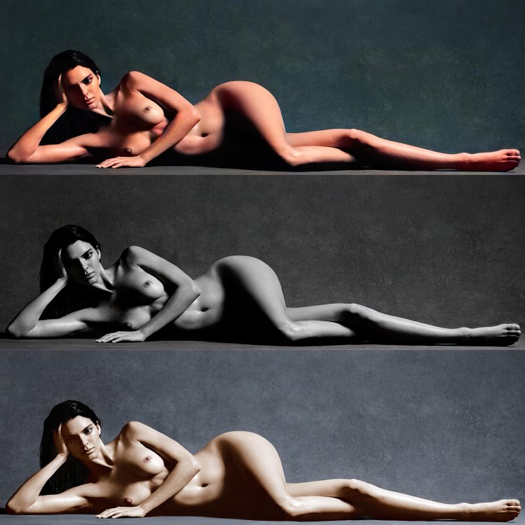Kendall Kardashian naked