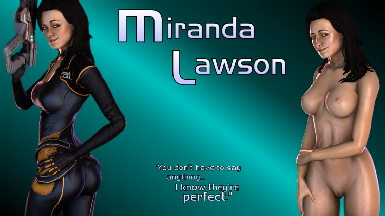 Miranda Lawson without clothes