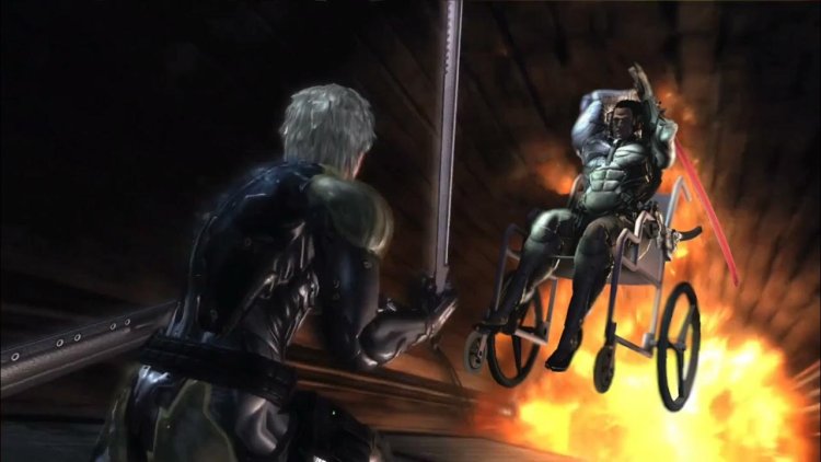Metal Gear Rising is dancing