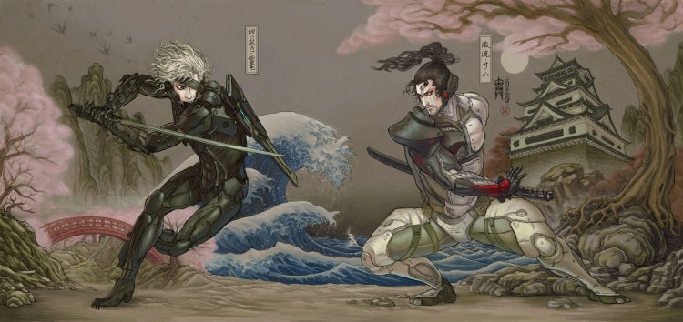 Raiden and Sam Metal Gear