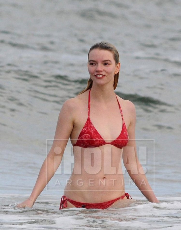 Anna Taylor Joy in a swimsuit