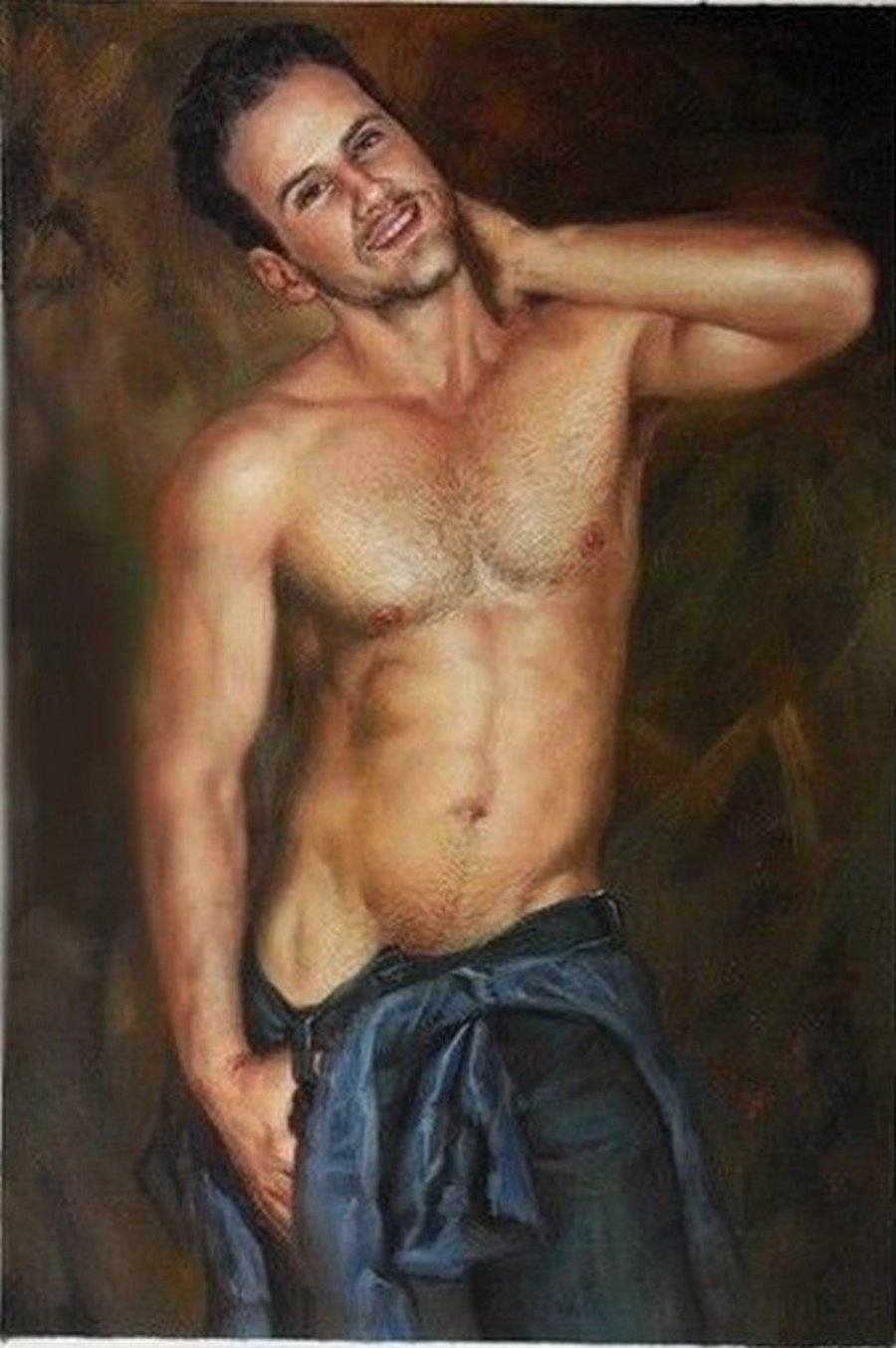 Male nudity in painting