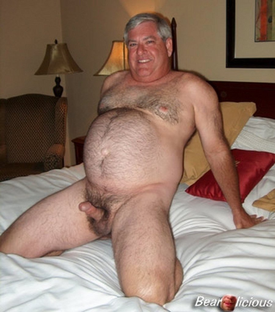 Naked fat old men