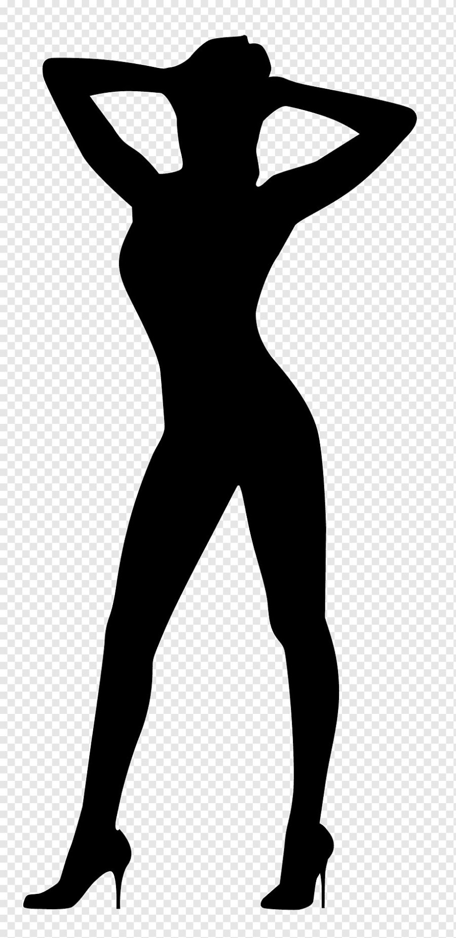 Outline of a female figure