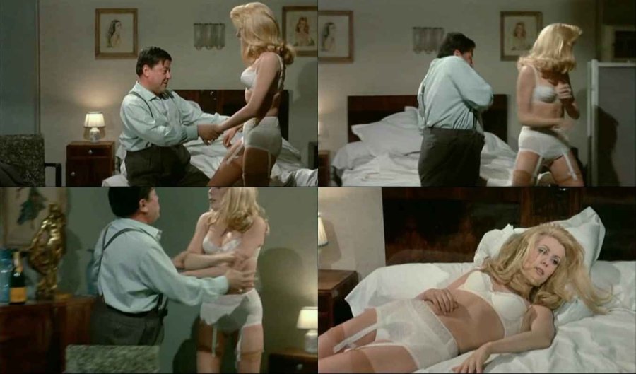 Intimate scenes of Catherine Deneuve