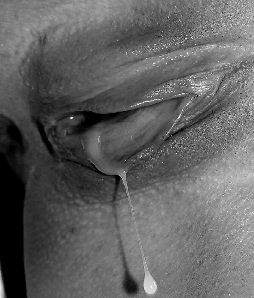 Wet pussy close-up